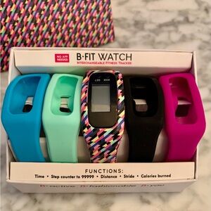 Womens B-FIT B-ACTIVE Interchangeable Watch & Fitness Tracker With bandsUNTESTED